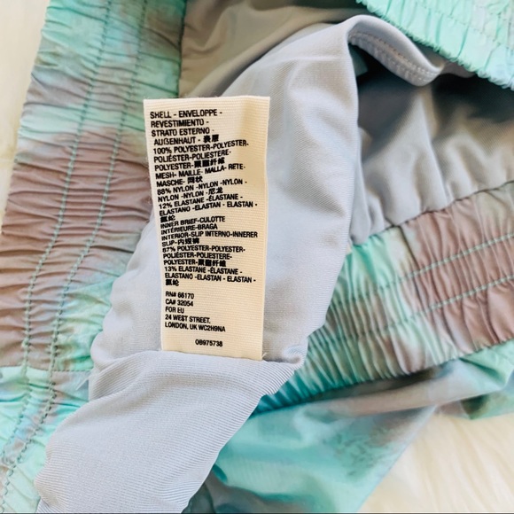 Free People Movement Tie Dye Shorts S Blue - Picture 9 of 11